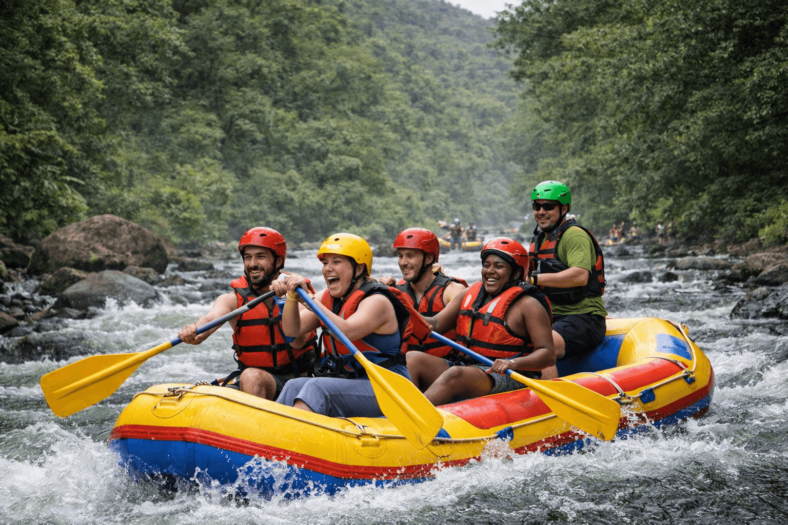 White Water Rafting 5km 1 hour